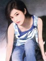 手绘女孩