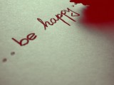 be happy