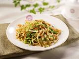 三丝炒乌冬面