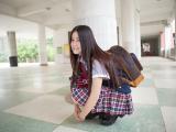 最美校服女生