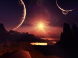 璀璨的宇宙天空