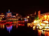 南京夫子庙秦淮河夜景