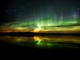 唯美星空与极光