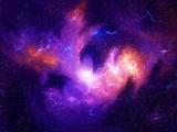 紫色星空