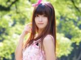 碎花裙美女