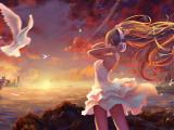 聆听音乐的初音