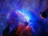 蓝色浩瀚的星空