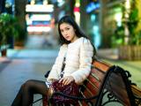 街拍清纯美女