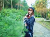 清新眼镜女孩