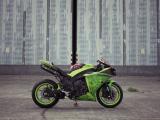 炫酷绿色雅马哈YZF R1