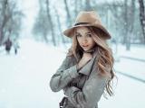 雪中女孩