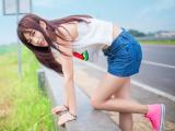 阳光运动女孩