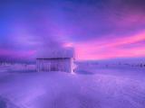 雪中的小屋