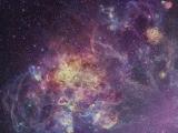 唯美紫色星空
