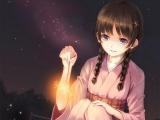 放烟花的女孩