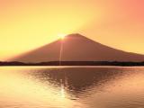 亮丽的夕阳风景