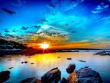 美丽的夕阳风景