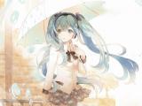 伞下的可爱初音