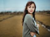 风中美女