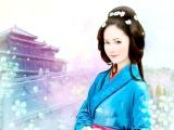 手绘古装美女