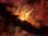唯美火焰星空