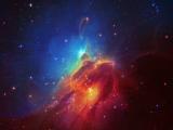 繁星在夜空中闪烁