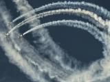 空中的飞行特技表演