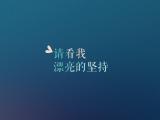 请看我漂亮的坚持