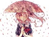 流泪的动漫女孩