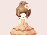 丸子头花花公主