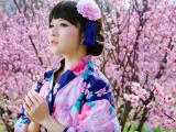 漂亮的和服美女