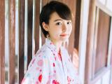 短发和服美女