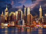 纽约曼哈顿夜景