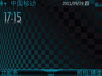蓝色点阵