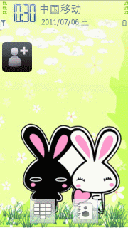 黑白兔