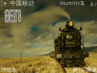行驶中的火车
