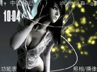 夜色中的女孩