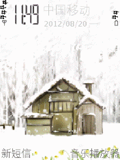 田园雪景