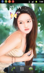 手绘美女