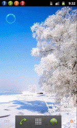 美丽的冬日雪景