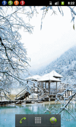 恬静雪景