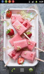 夏日彩色缤纷冰淇淋