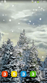 雪花松树