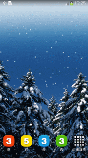 丛林飘雪